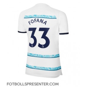 Chelsea Wesley Fofana #33 Borta Matchtröja Dam 2022-23 Kortärmad